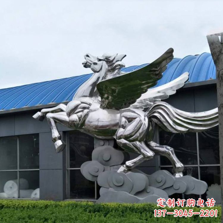 南阳镜面不锈钢动物雕塑
