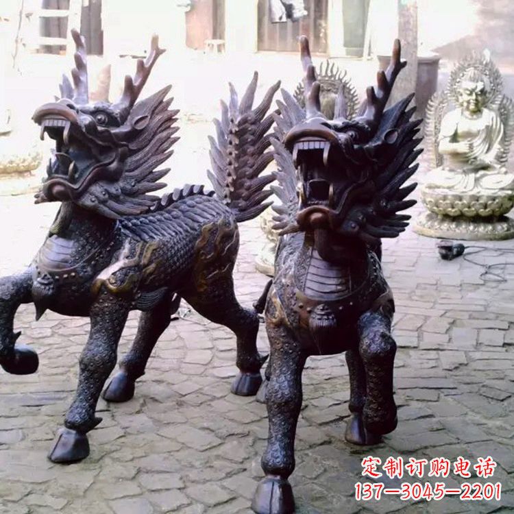 南阳麒麟雕塑——标志着繁荣与和谐的象征