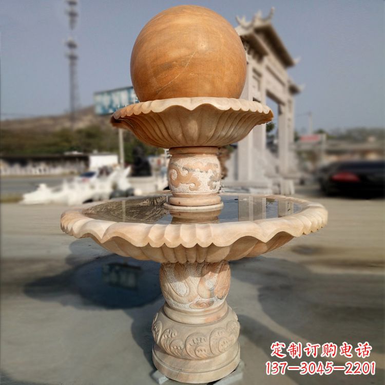 南阳风水球石雕塑