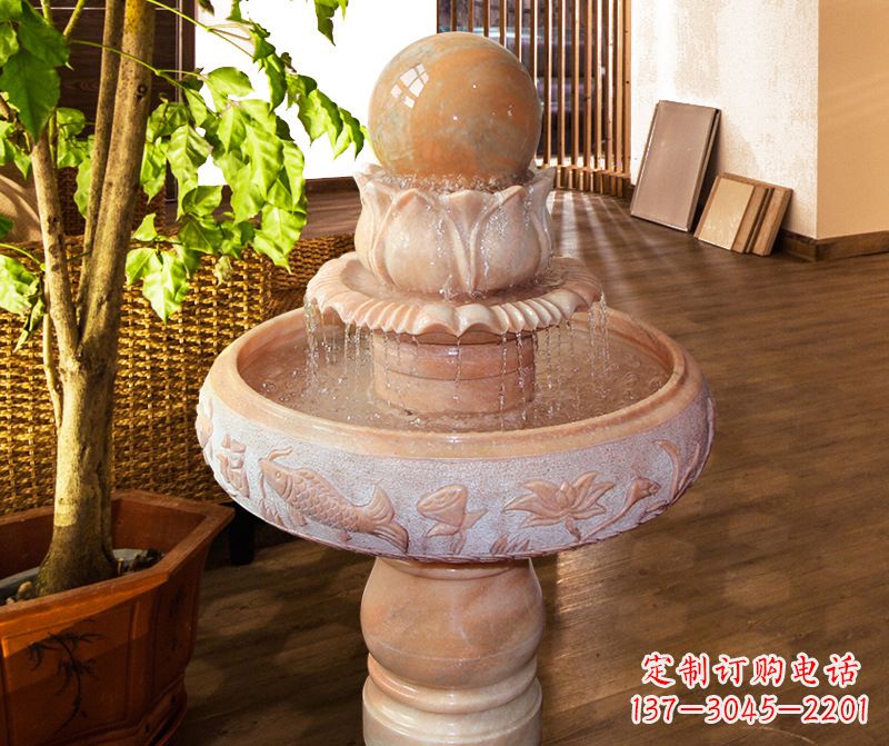 南阳风水球石雕图片