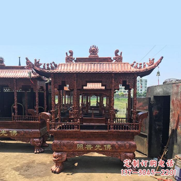 南阳精美铜香炉雕塑