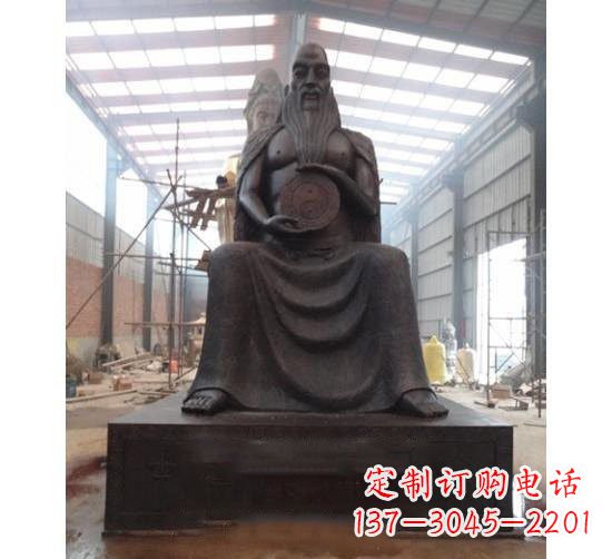 南阳伏羲铜雕