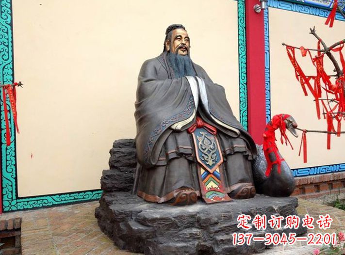 南阳精美定制- 孔子雕塑