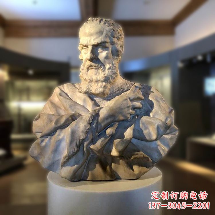 南阳伽利略头像雕塑--精致定制