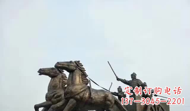 南阳文艺复兴风格马车雕塑