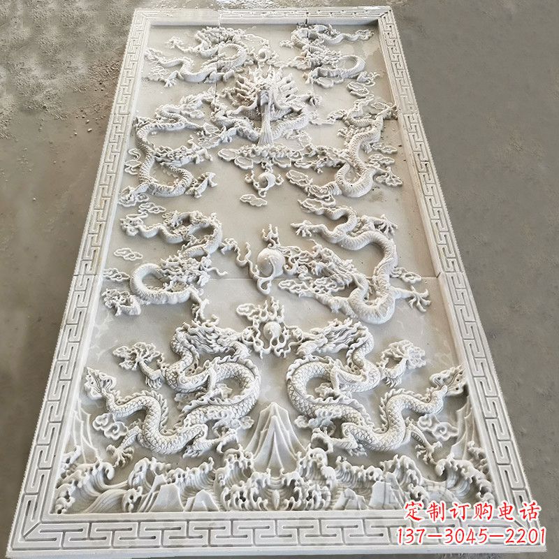 南阳九龙壁装饰高浮雕雕塑