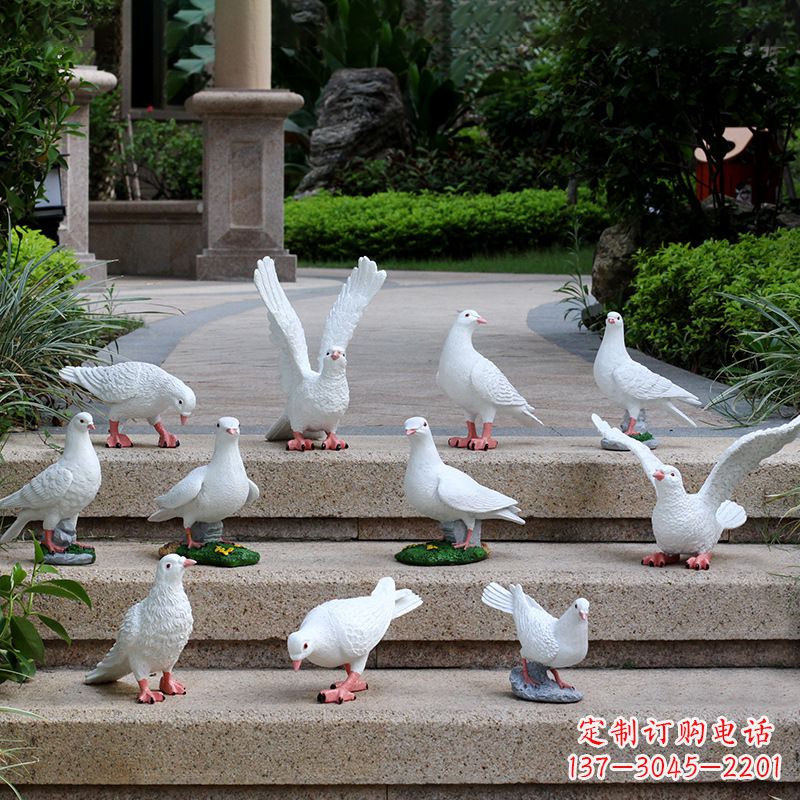南阳鸽子抽象雕塑