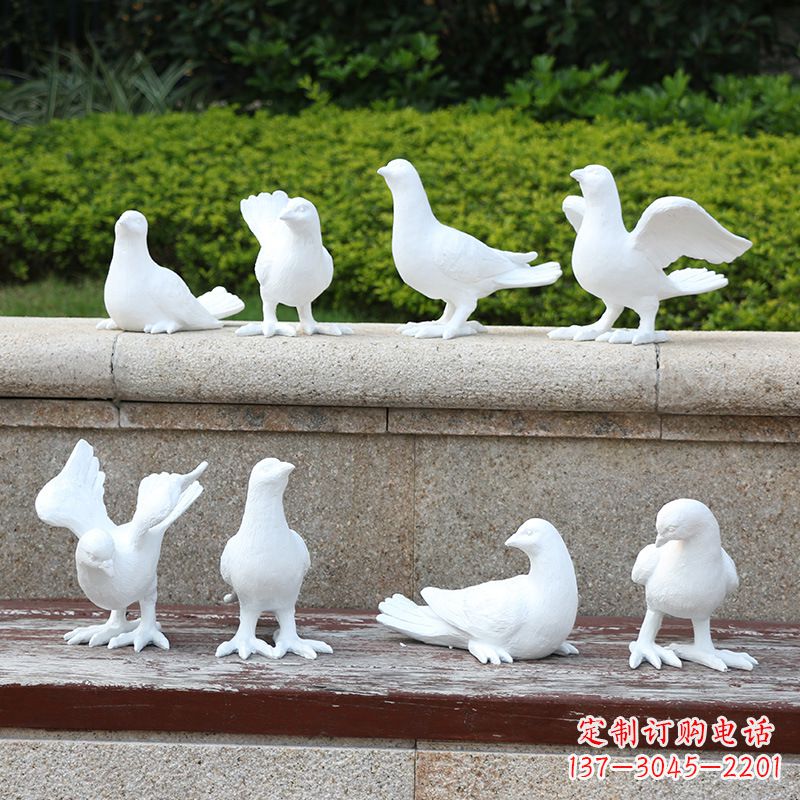 南阳鸽子铜雕