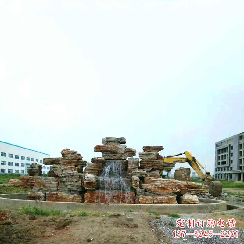 南阳高雅精致的千层石假山雕塑