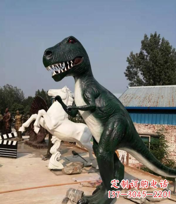 南阳玻璃钢仿真恐龙雕塑