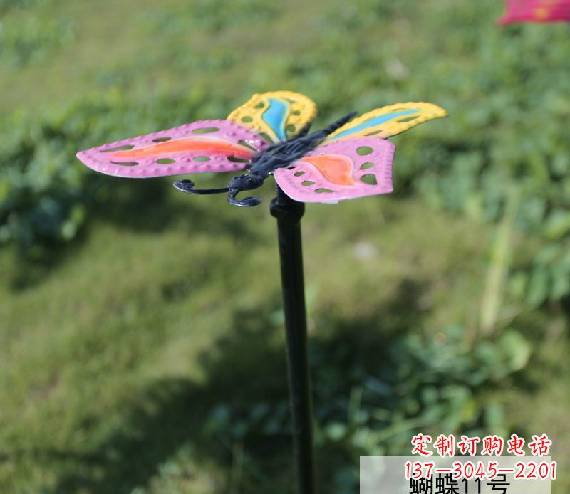 南阳个性化不锈钢彩色蝴蝶雕塑