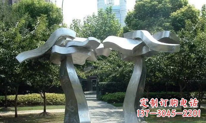 南阳不锈钢拱门定制雕塑