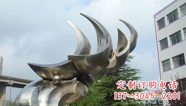 南阳中领雕塑出品不锈钢海鸥雕塑