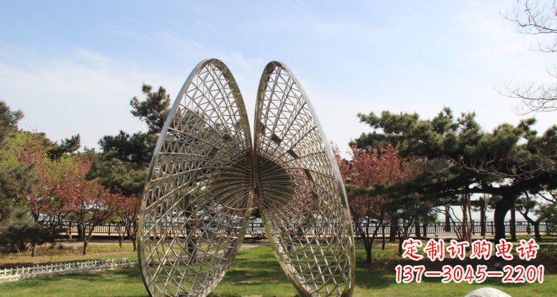 南阳做工细腻的不锈钢抽象雕刻扇贝雕塑