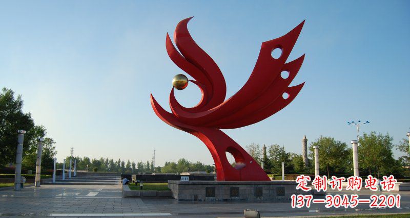 南阳凤凰雕塑——浓缩的美丽传统