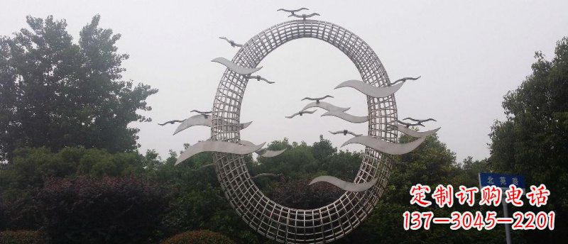 南阳抒情海鸥雕塑