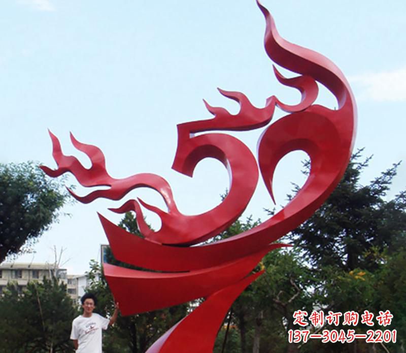 南阳梦幻飘带景观雕塑