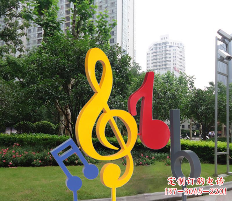 南阳不锈钢音符雕塑-引领您的心情旋律