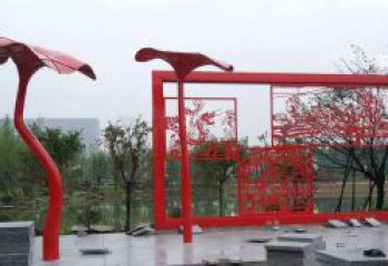 南阳不锈钢龙凤雕塑