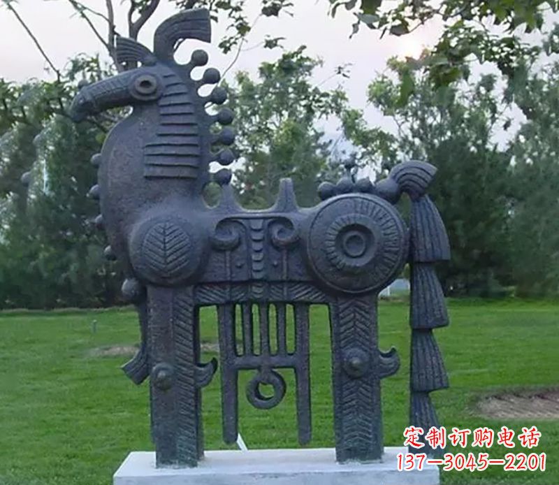 南阳高品质马铜雕塑