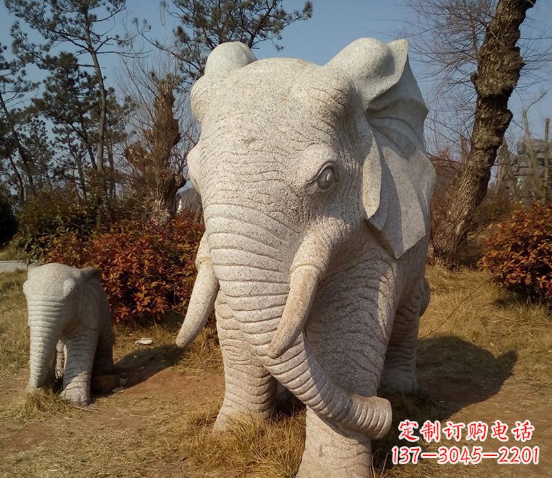 南阳精美大象雕塑