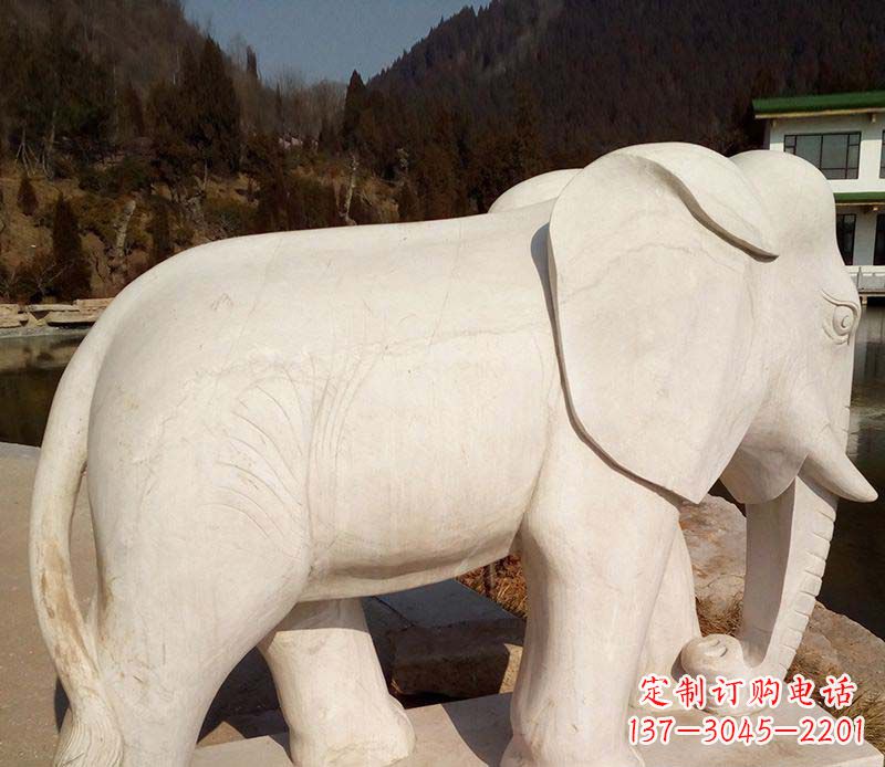 南阳中领雕塑大象石雕