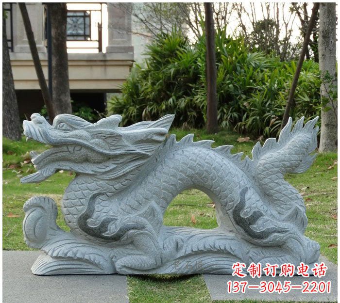 南阳精美雕刻的大理石龙雕塑