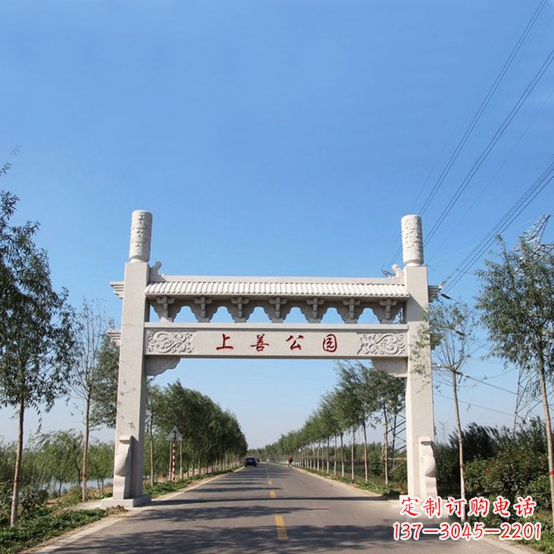 南阳精美石牌坊雕塑——打造公园独特风格