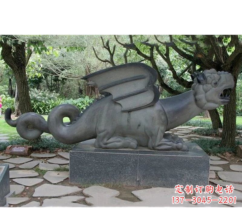 南阳领雕塑 - 公园级恐龙石雕