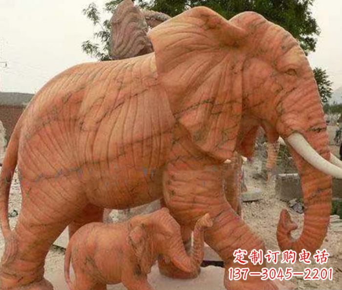 南阳精美石雕动物雕塑