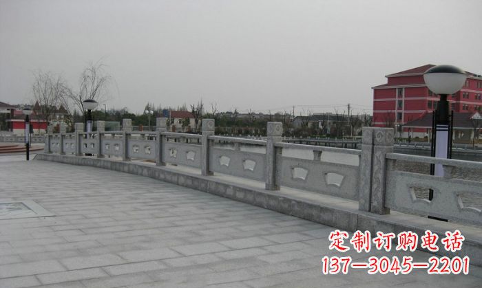 南阳公园仿古石栏板 (2)