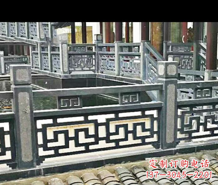 南阳公园仿古石栏板