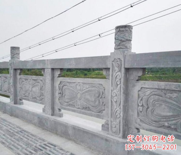 南阳公园仿古石栏板景观石雕 (5)