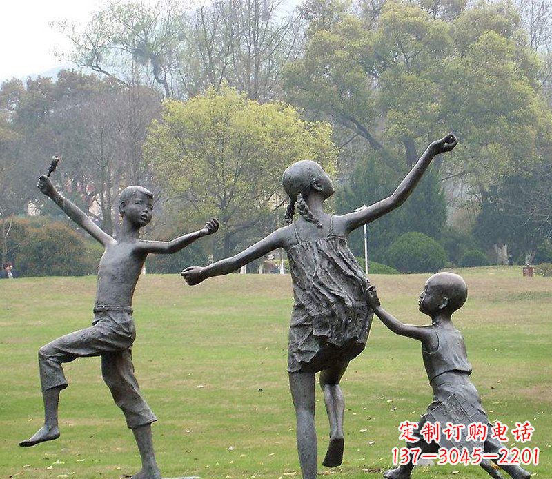 南阳浪漫童年·清新儿童铜雕