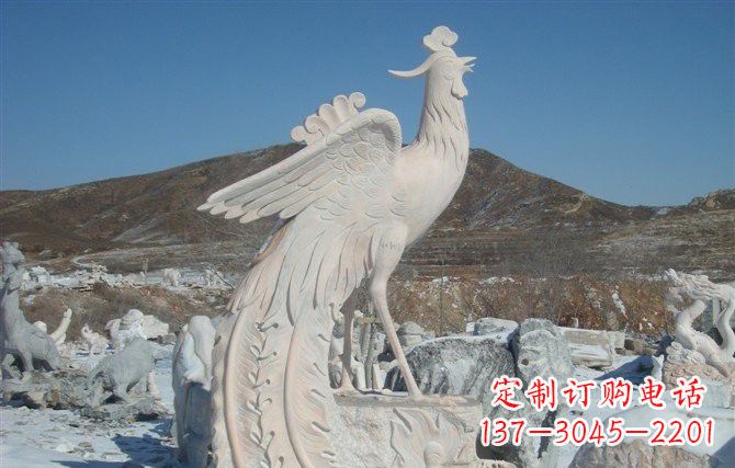 南阳公园凤凰石雕