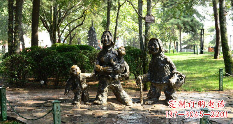 南阳中领雕塑 小孩铜雕定制