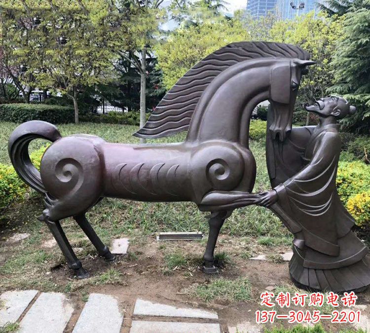 南阳展现历史名人的铜雕雕塑