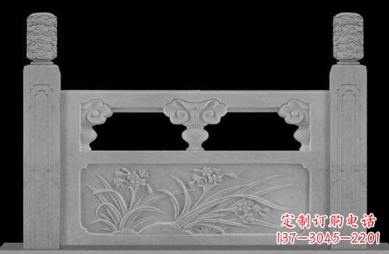 南阳汉白玉石浮雕公园栏板雕塑