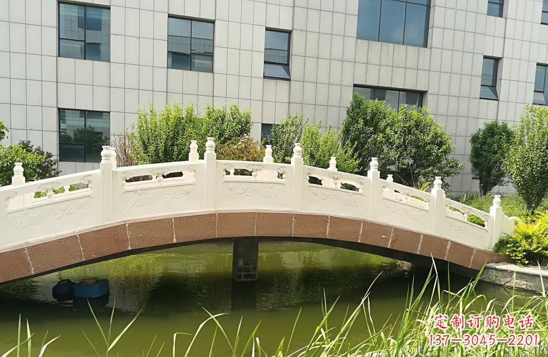 南阳公园汉白玉石拱桥 (4)