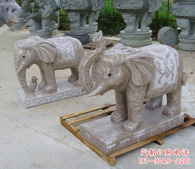 南阳精美大象雕塑
