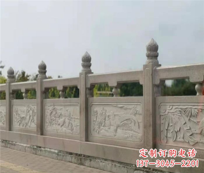 南阳泰山大理石浮雕栏板雕塑
