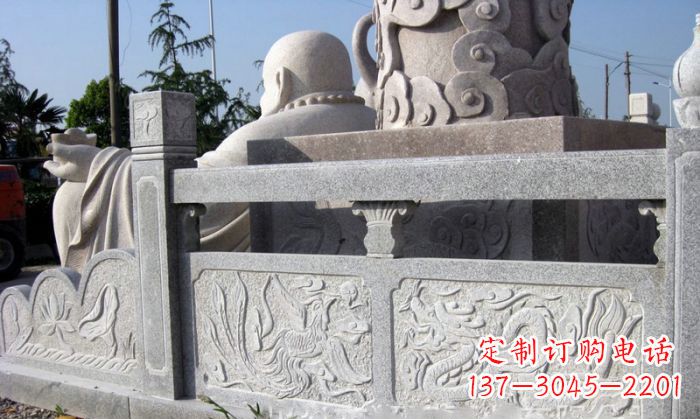 南阳公园景观大理石栏板石雕