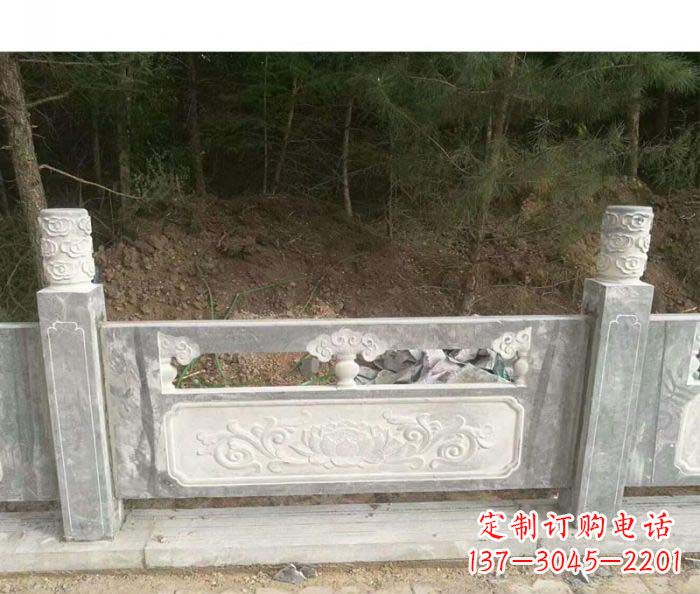 南阳大理石栏板石雕艺术品