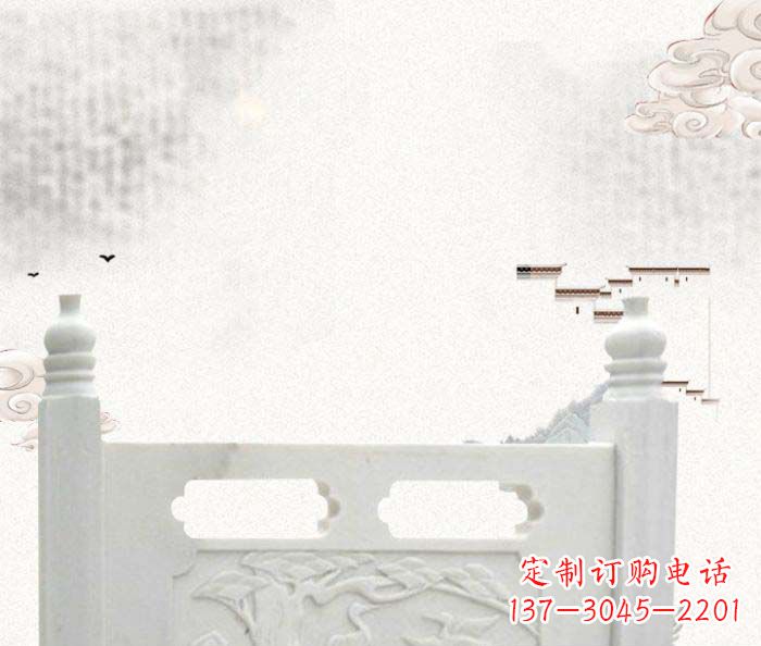南阳中领雕塑汉白玉石栏板雕塑
