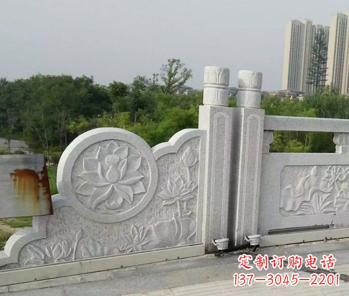 南阳汉白玉石雕栏板