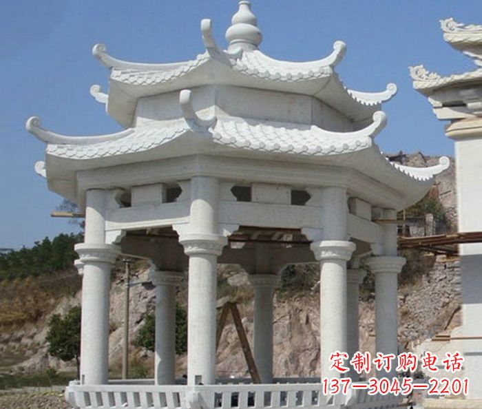 南阳专业汉白玉凉亭雕塑