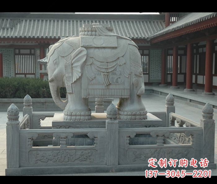 南阳用大象雕塑彰显田园风情