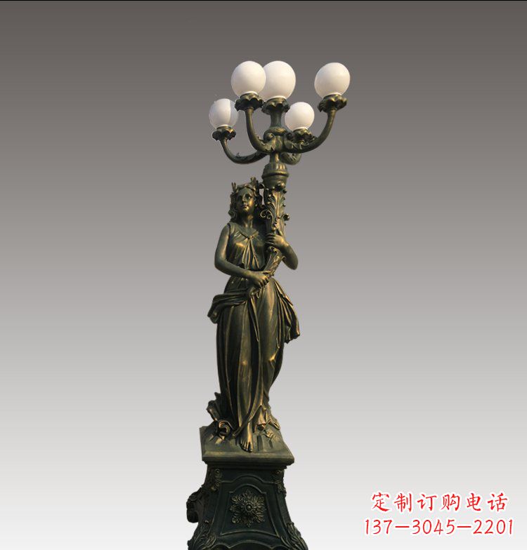 南阳风采依旧的美丽女子雕塑