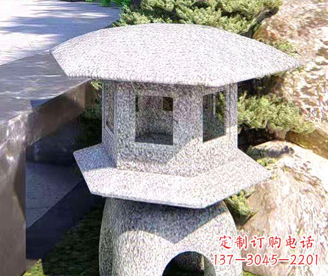 南阳石头雕塑灯——点亮公园之美