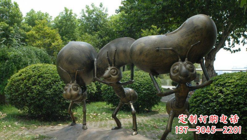 南阳精美蚂蚁铜雕塑